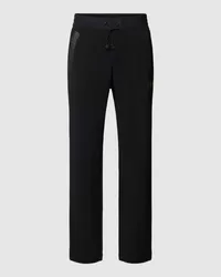 EA7 Sweatpants mit Label-Applikation Modell 'PANTALONI Black