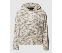 Hoodie mit Allover-Muster
