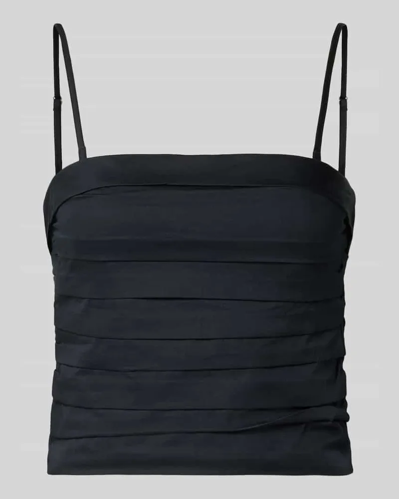 My Essential Wardrobe Bandeau-Top mit abnehmbaren Trägern Modell 'Bella Black