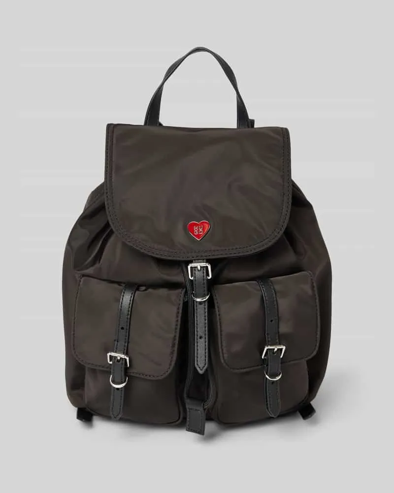 HUGO BOSS Rucksack mit Magnet Verschluss Modell 'NEEKO N Black
