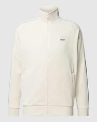 Puma Sweatjacke mit Eingrifftaschen Offwhite