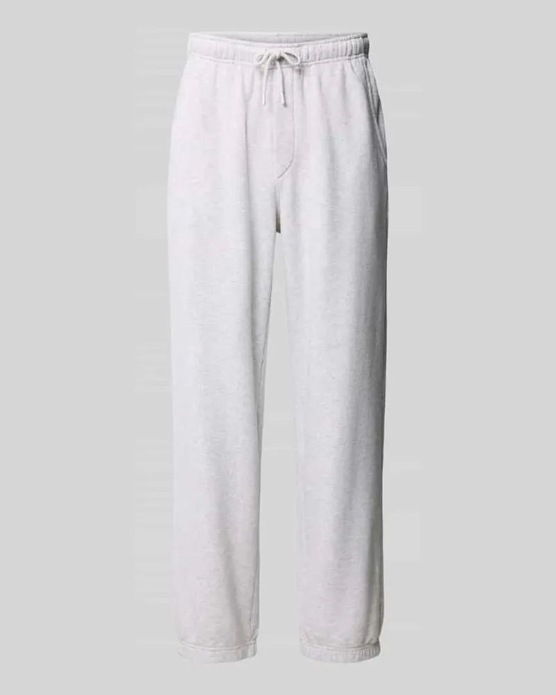 American Vintage Sweatpants mit Eingrifftaschen Modell 'ATUBAY Hellgrau