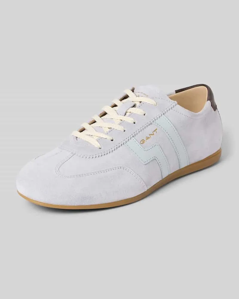 Gant Sneaker aus Leder Modell 'Sperly Hellblau