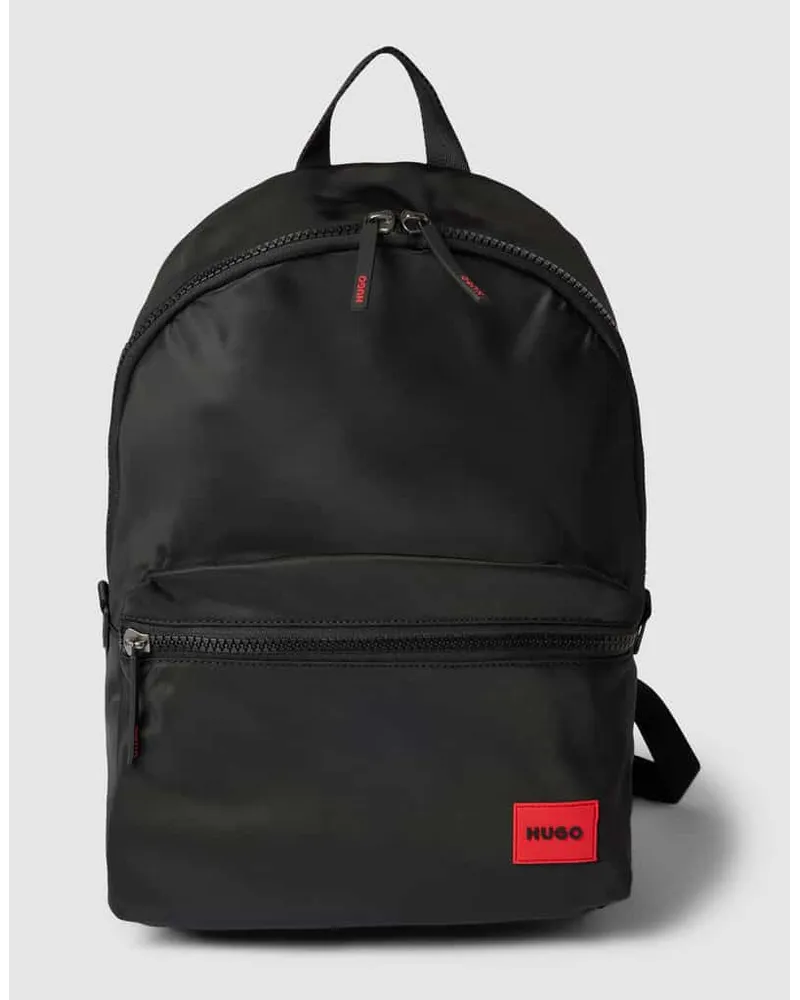 HUGO BOSS Rucksack mit Label-Detail Modell 'Erik Black