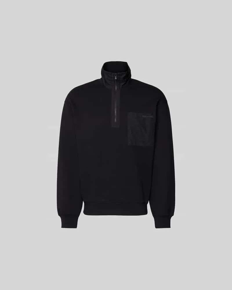 Kitsuné Troyer aus reiner Baumwolle Black