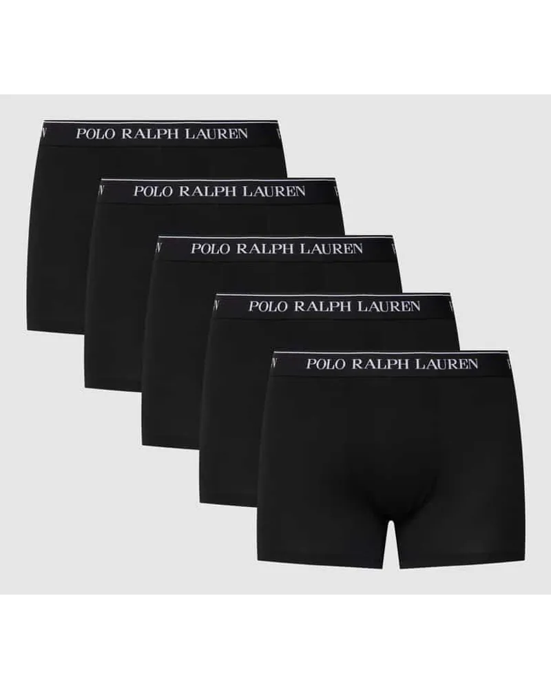 Ralph Lauren Trunks mit Label-Detail im 5er-Pack Black