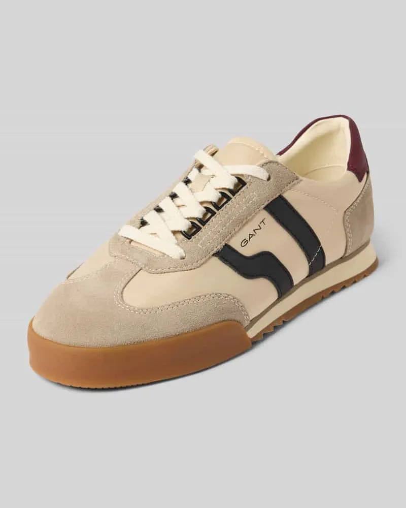 Gant Sneaker mit Label-Print Modell 'Baylle Hellgrau