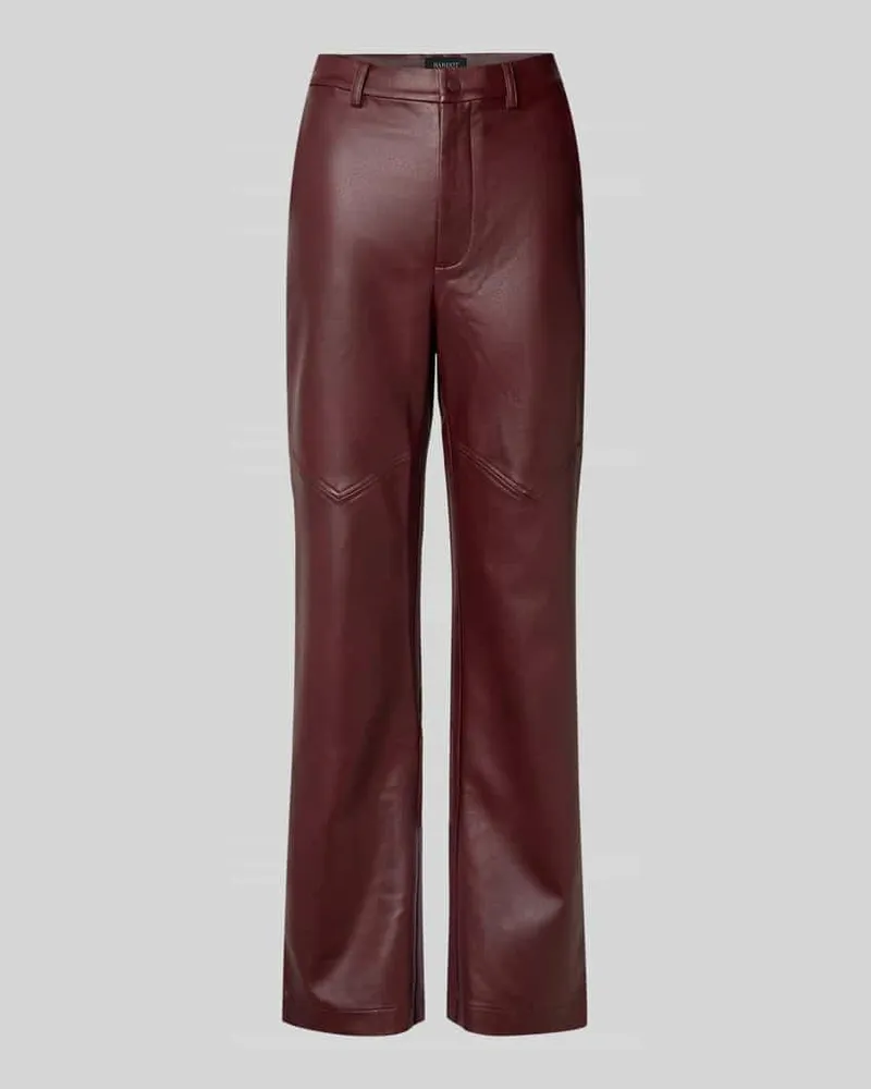 Bardot Hose in Leder-Optik Modell 'KARSON Bordeaux