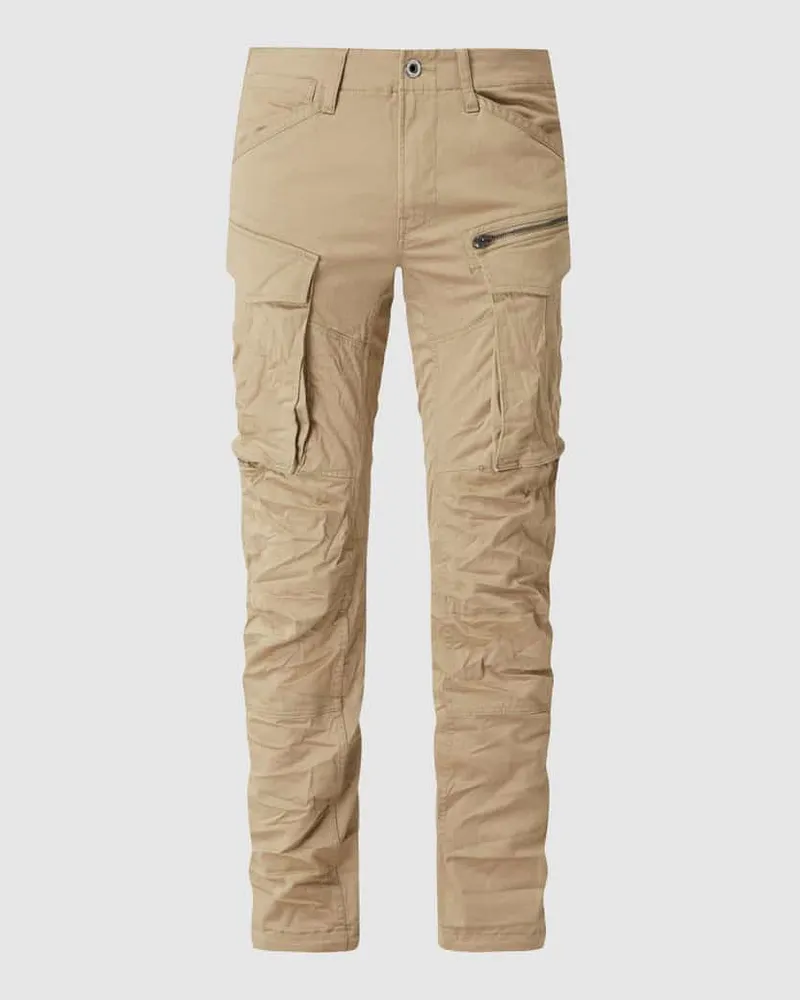 G-STAR RAW Regular Tapered Fit Cargohose mit Reißverschlusstasche Beige