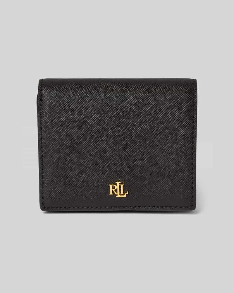 Ralph Lauren Portemonnaie mit Label-Applikation Black