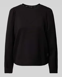 Marc Cain Sweatshirt mit Rundhalsausschnitt Black