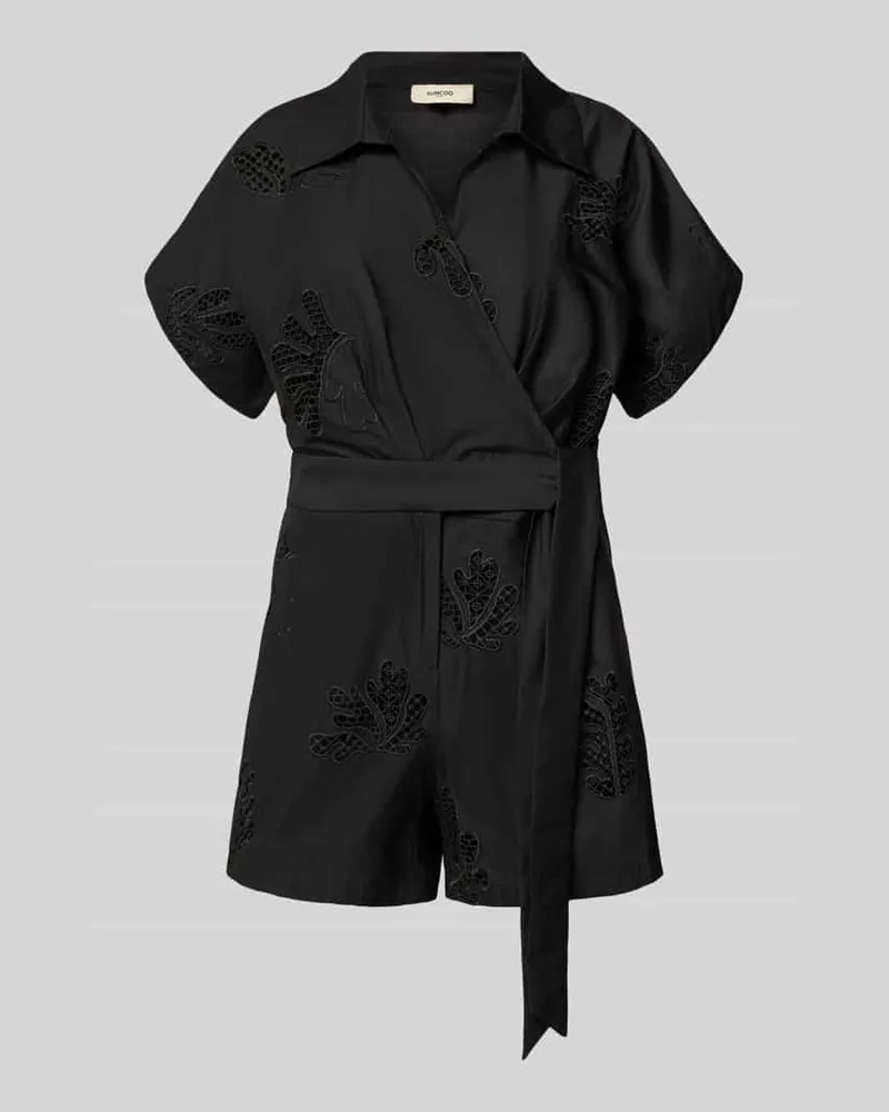 Suncoo Jumpsuit in Wickel-Optik Modell 'TRACY Black