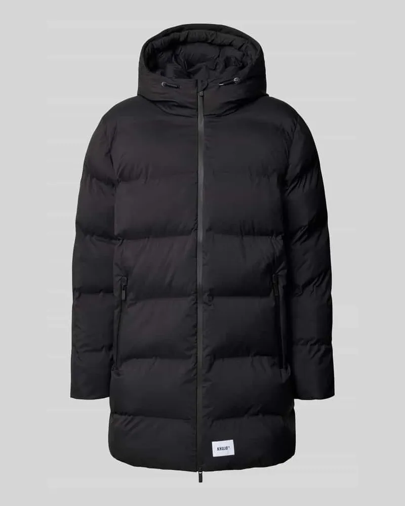 khujo Steppjacke mit Zweiwege-Reißverschluss Modell 'CADE Anthrazit
