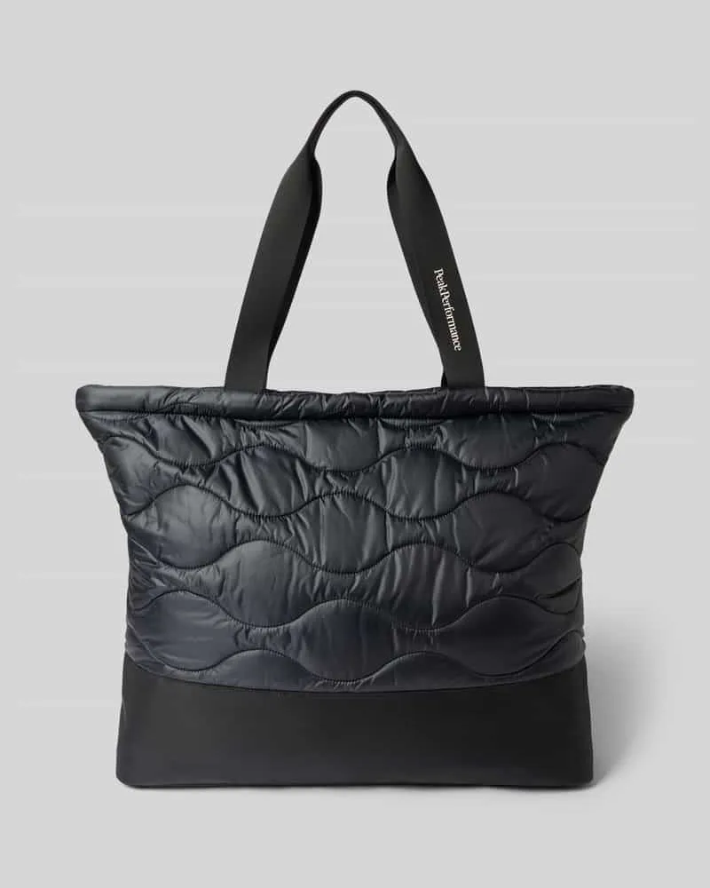 Peak Performance Tote Bag mit Reißverschluss Modell 'HELIUM Black