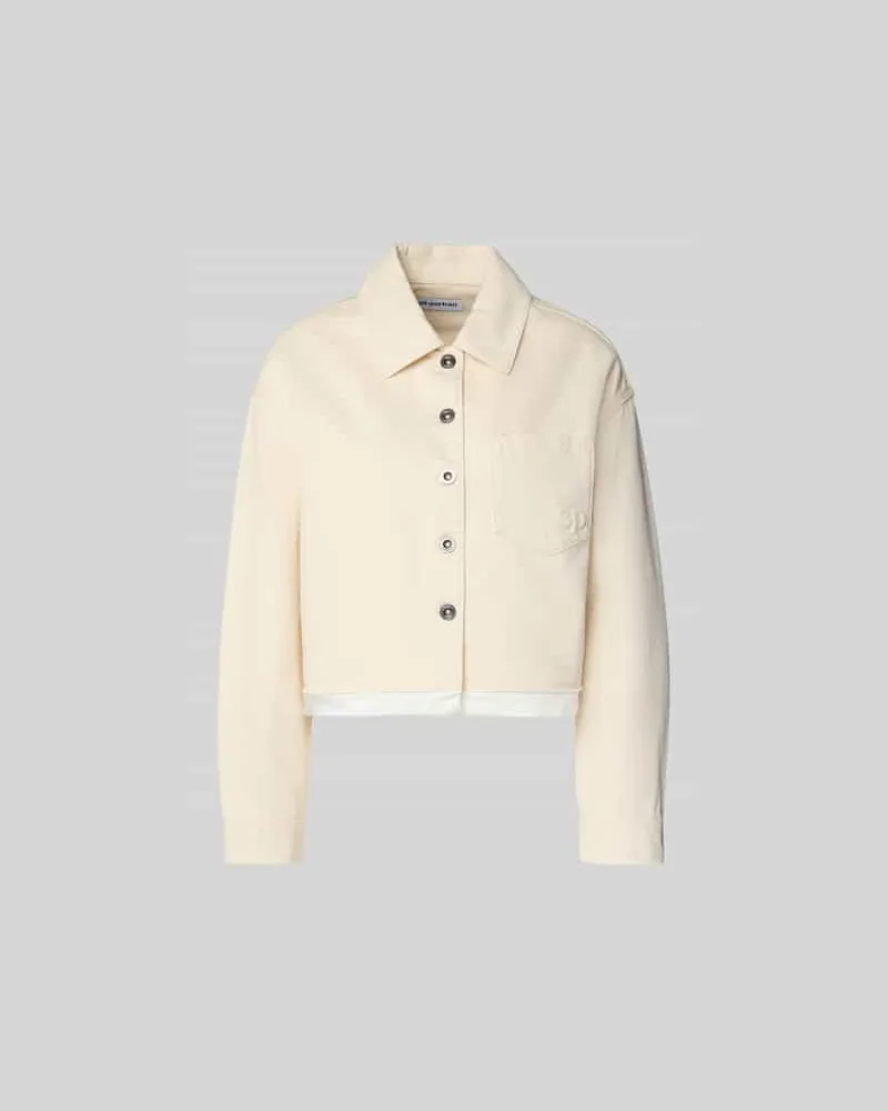Self-Portrait Jacke mit Knopfleiste Ecru
