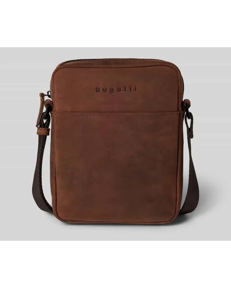 Bugatti Handtasche aus Leder Modell 'Luca Dunkelbraun