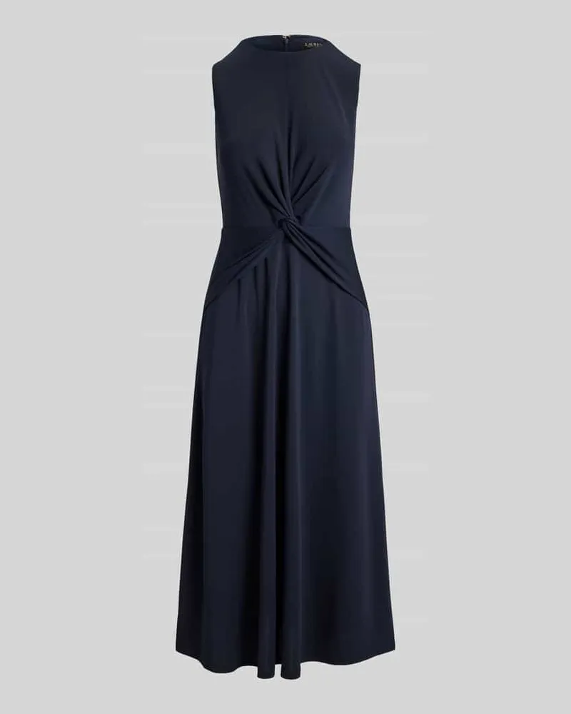 Ralph Lauren Kleid mit Knotendetail in der Taille Marine