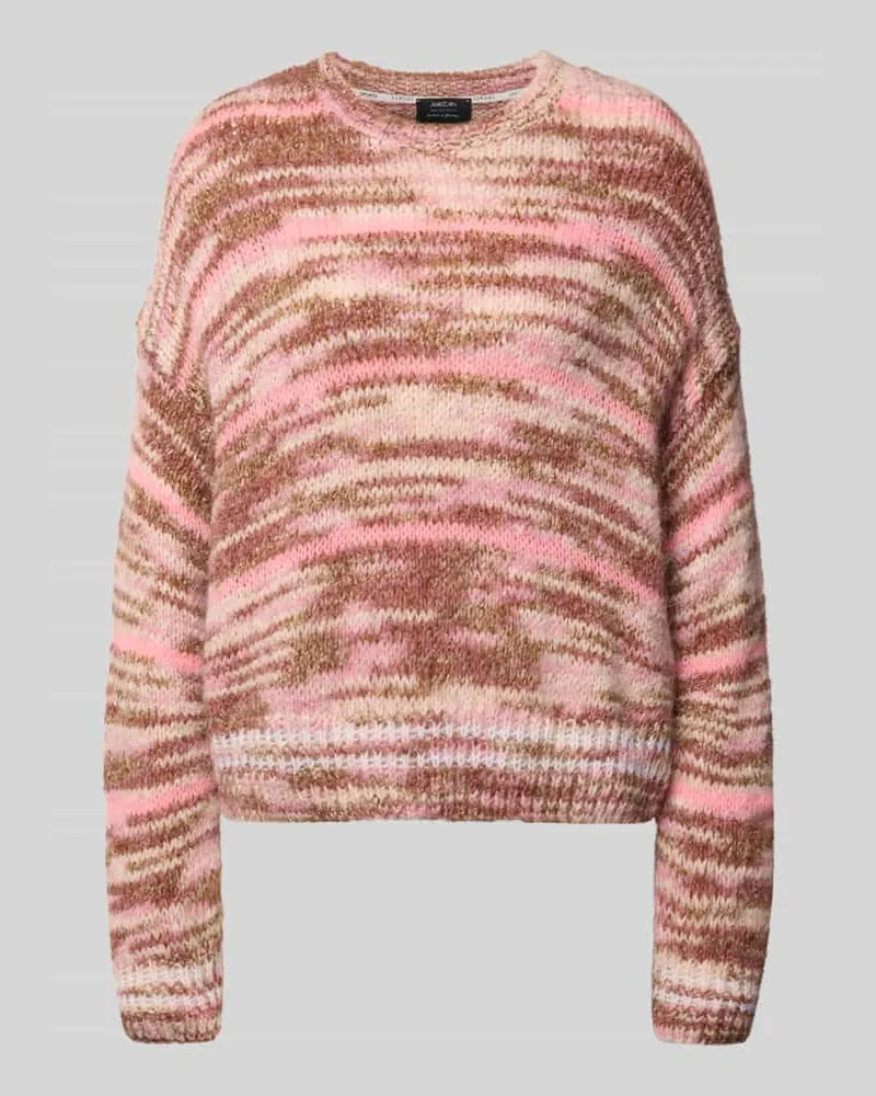 Marc Cain Loose Fit Pullover aus Alpaka-Mix Pink