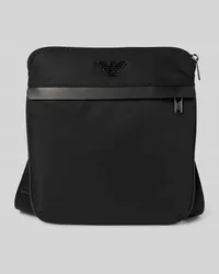 Emporio Armani Umhängetasche mit Logo-Applikation Black