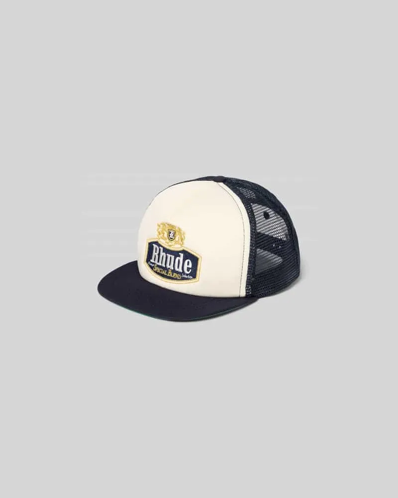 RHUDE Basecap mit Label-Detail Marine