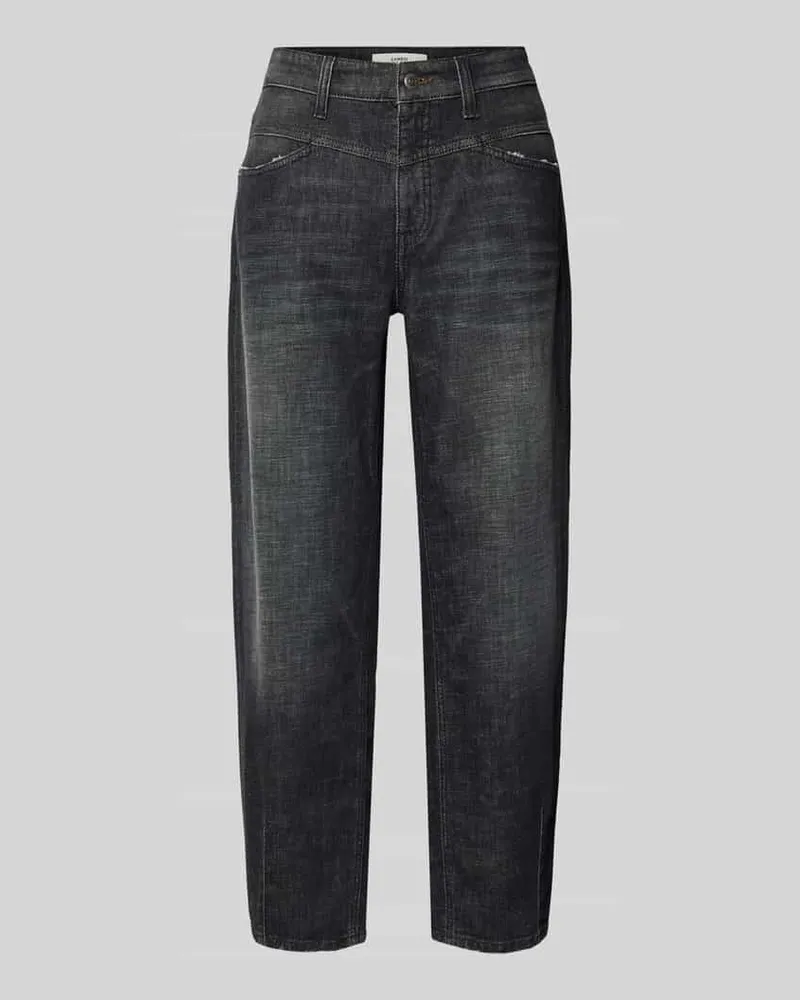 Cambio Loose Fit Jeans mit Ziernähten Modell 'Elin Anthrazit