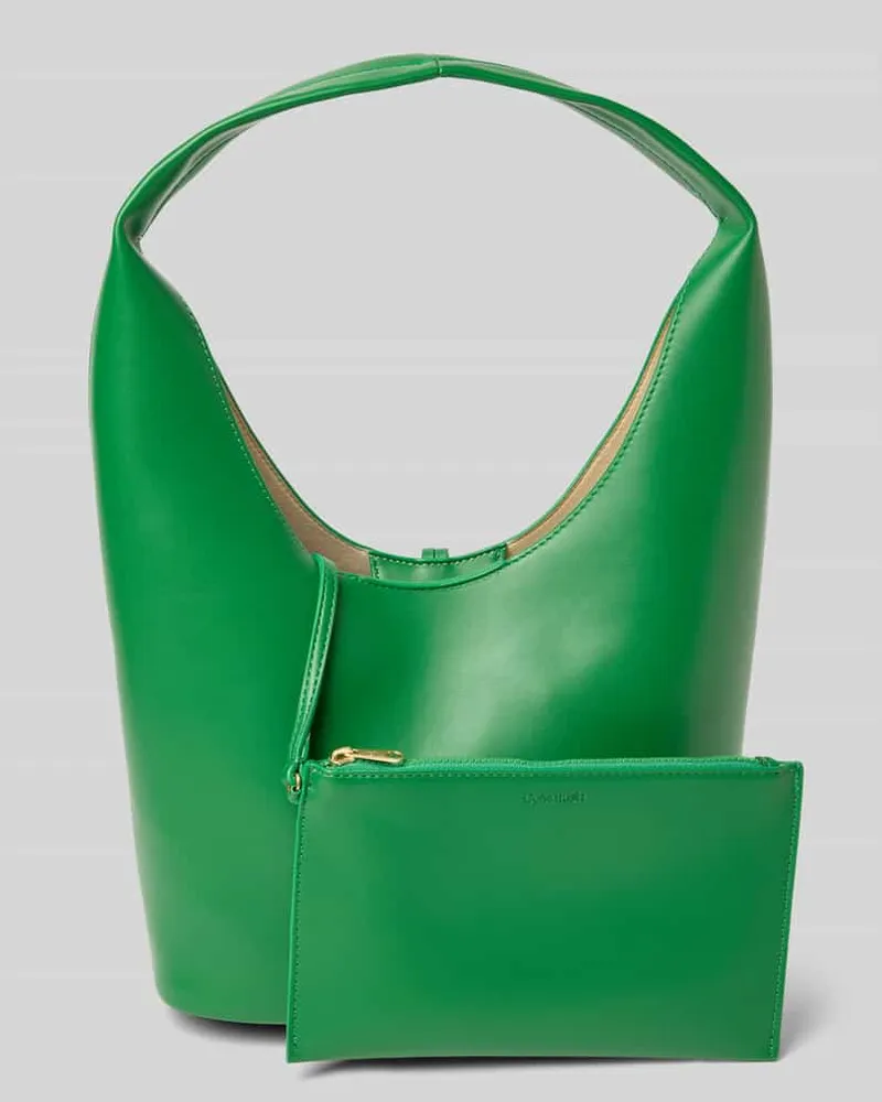 Calvin Klein Handtasche mit Anhänger Gruen