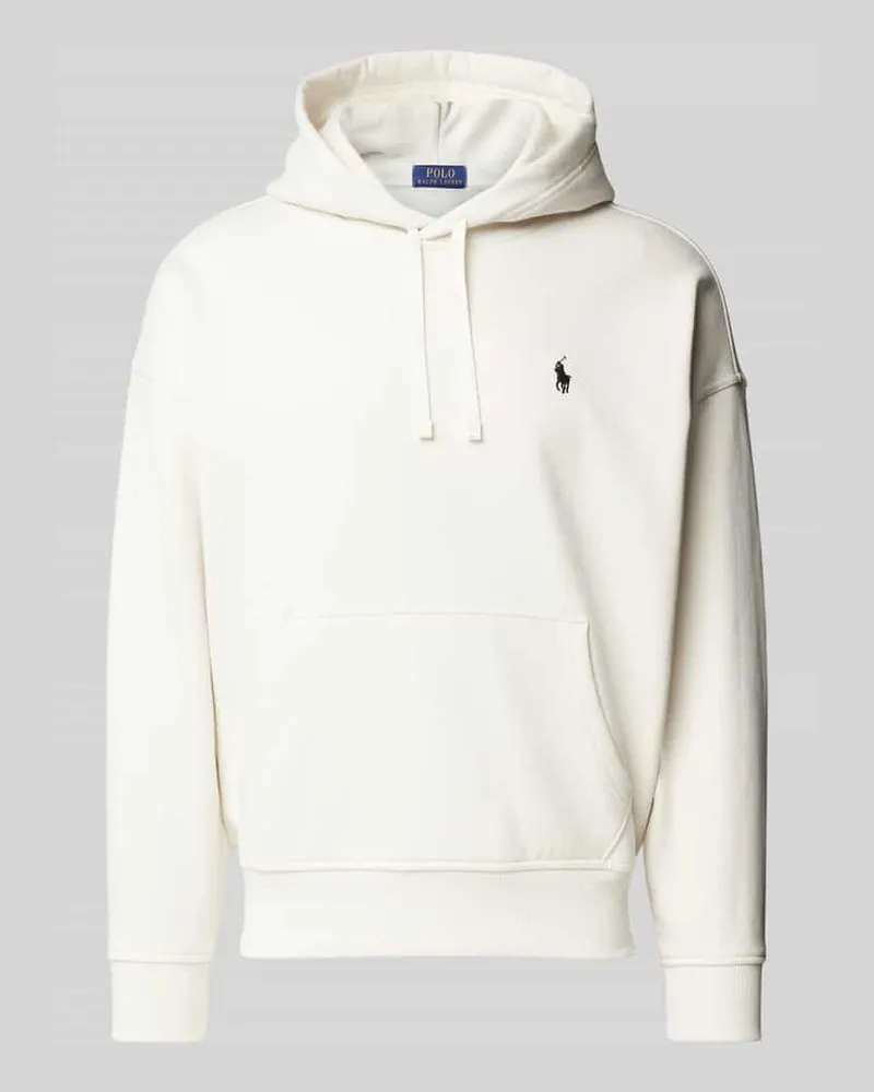 Ralph Lauren Hoodie mit Logo-Stitching Offwhite