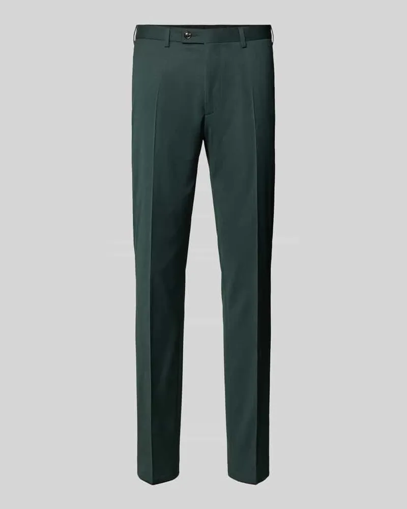 Digel Slim Fit Anzughose mit Bügelfalten Modell 'Move Apollo Gruen