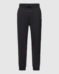 Gant Sweatpants mit Label-Stitching Modell 'SHIELD Black