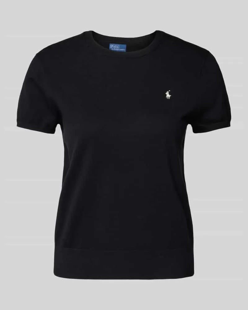 Ralph Lauren Strickshirt mit Logo-Stitching Black