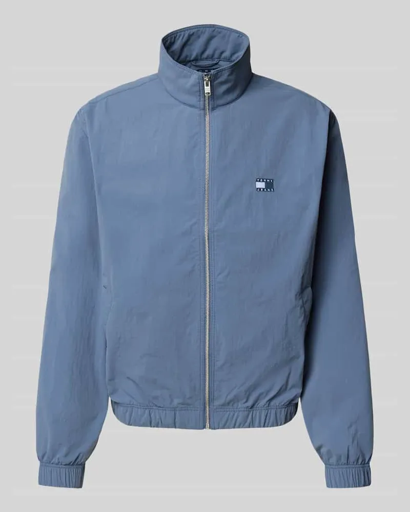 Tommy Hilfiger Regular Fit Blouson mit Stehkragen Jeansblau