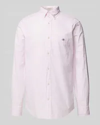 Gant Regular Fit Freizeithemd mit Vichy-Karo Modell 'POPLIN Rose