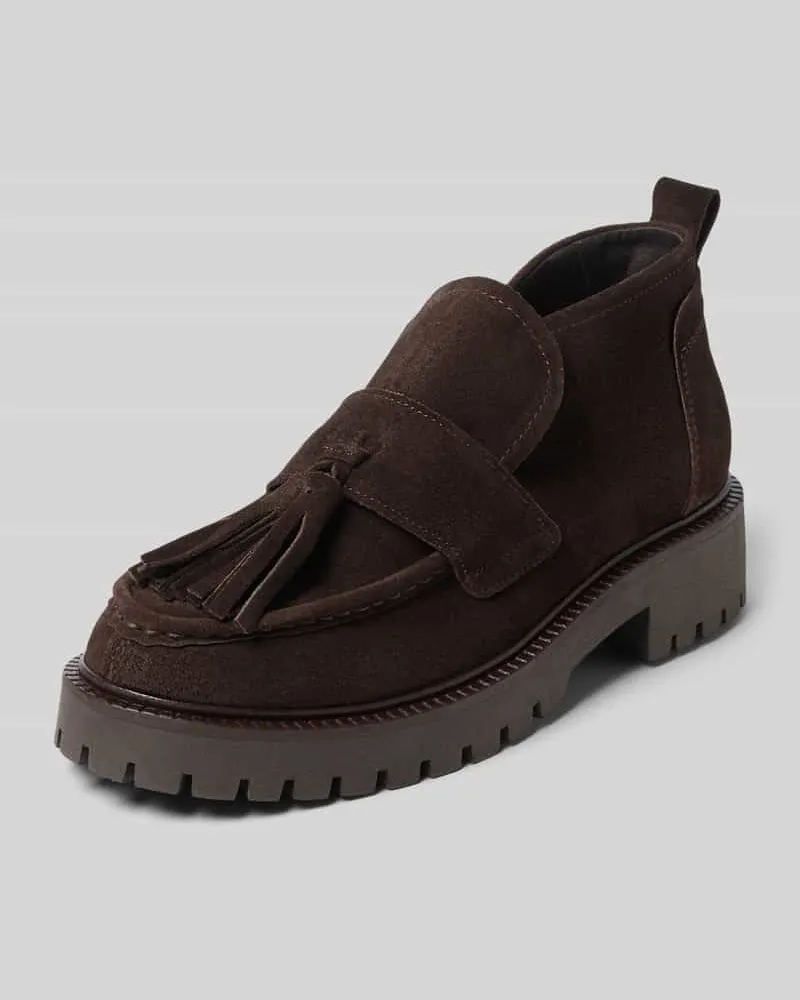 Marc O'Polo Loafer aus echtem Rindsleder Modell 'Phia 20 Dunkelbraun