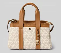 Handtasche mit Label-Applikation Modell 'ROMEE