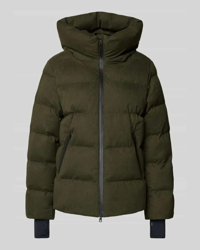 Blonde No. 8 Steppjacke mit Kapuze Dunkelgruen
