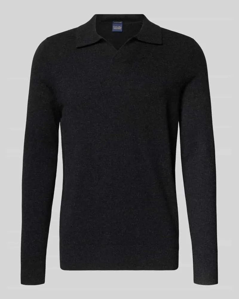 Christian Berg Strickpullover aus reinem Kaschmir Anthrazit