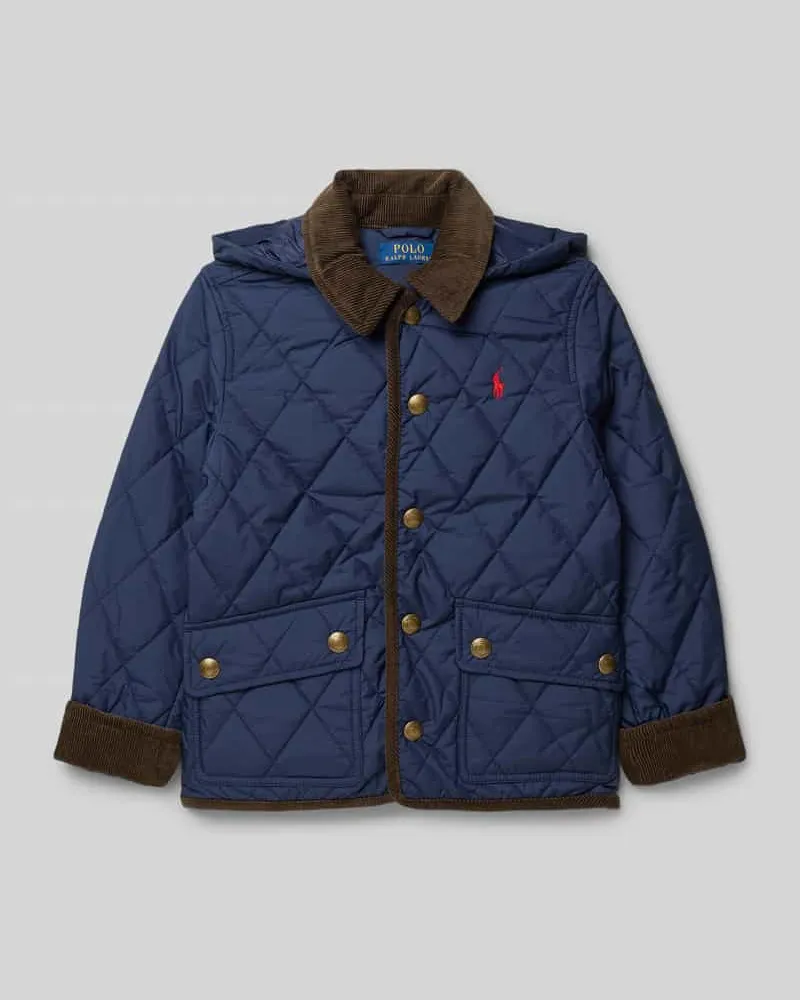 Ralph Lauren Steppjacke mit Logo-Stitching Marine