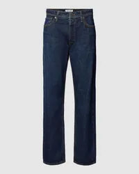 Jack & Jones Relaxed Fit Jeans im 5-Pocket-Design Modell 'CHRIS Jeansblau