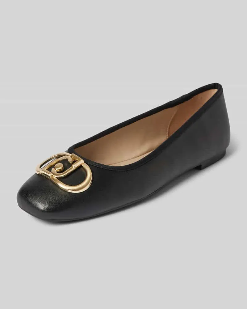 Liu Jo Ballerinas mit Label-Detail Modell 'DAFNE Black