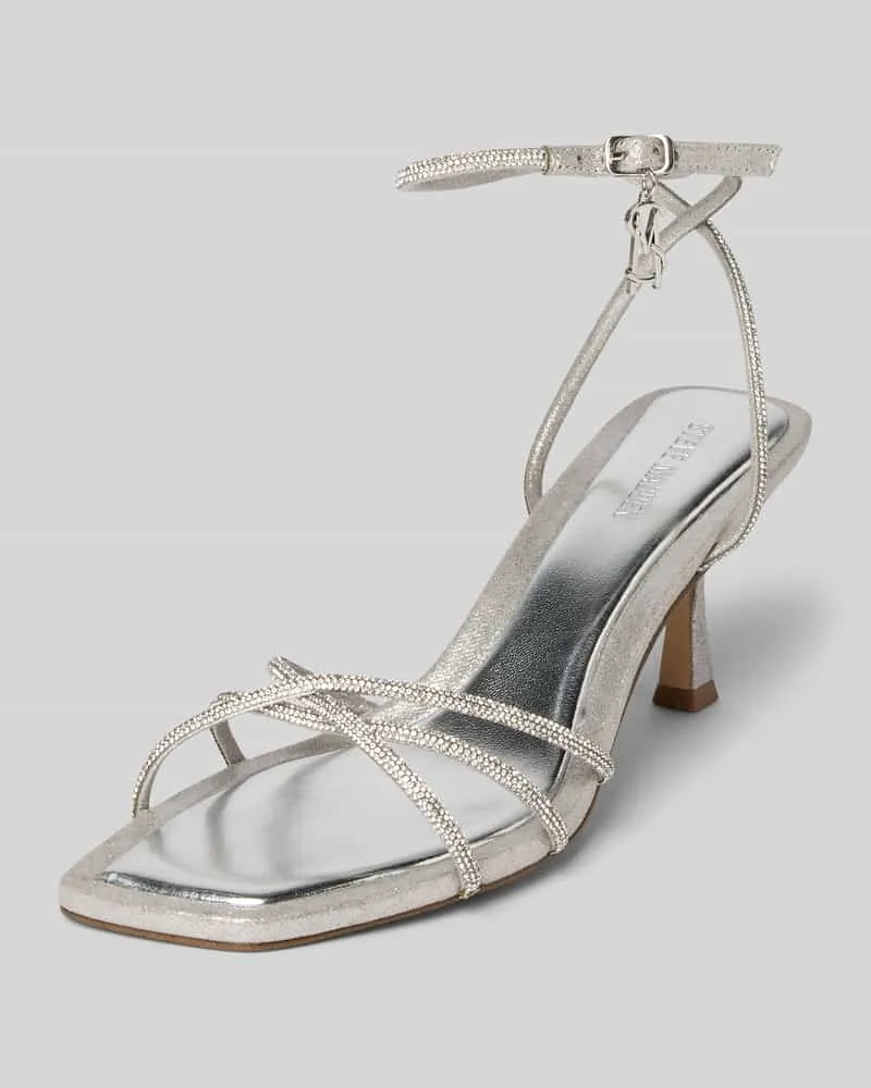Steve Madden Sandalette mit Dornschließe Modell 'LEGIT Silber