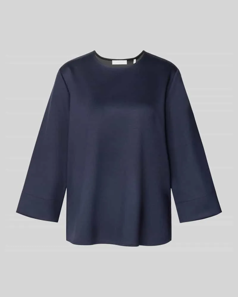 Rich&Royal Longsleeve mit Rundhalsausschnitt und 3/4-Arm Marine