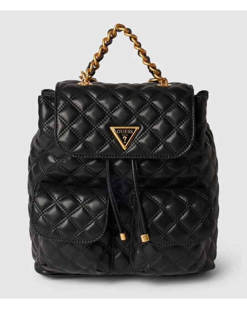 Guess Rucksack mit Steppnähten Modell 'GIULLY Black