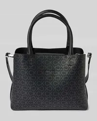 Calvin Klein Handtasche mit Logo-Muster Black