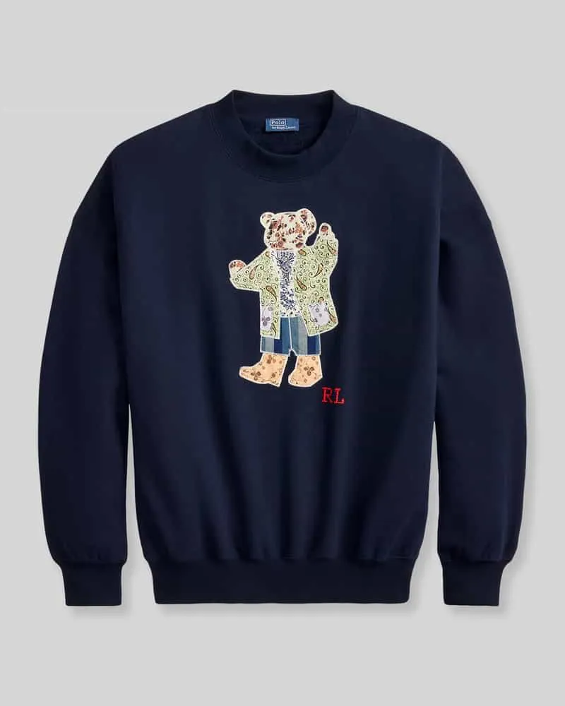 Ralph Lauren Loose Fit Sweatshirt aus Baumwoll-Mix Marine