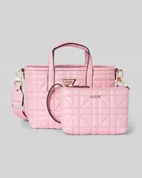 Guess Tote Bag mit Label-Details Modell 'LATONA Pink