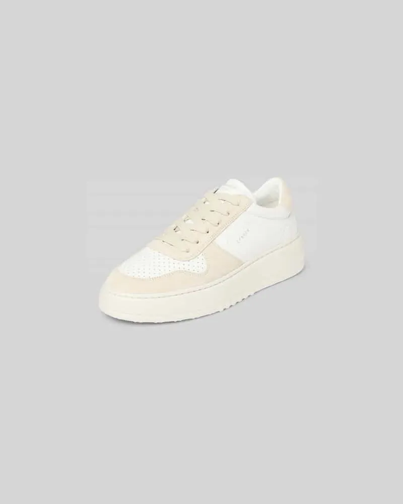 Copenhagen Sneaker mit Label-Print Weiss