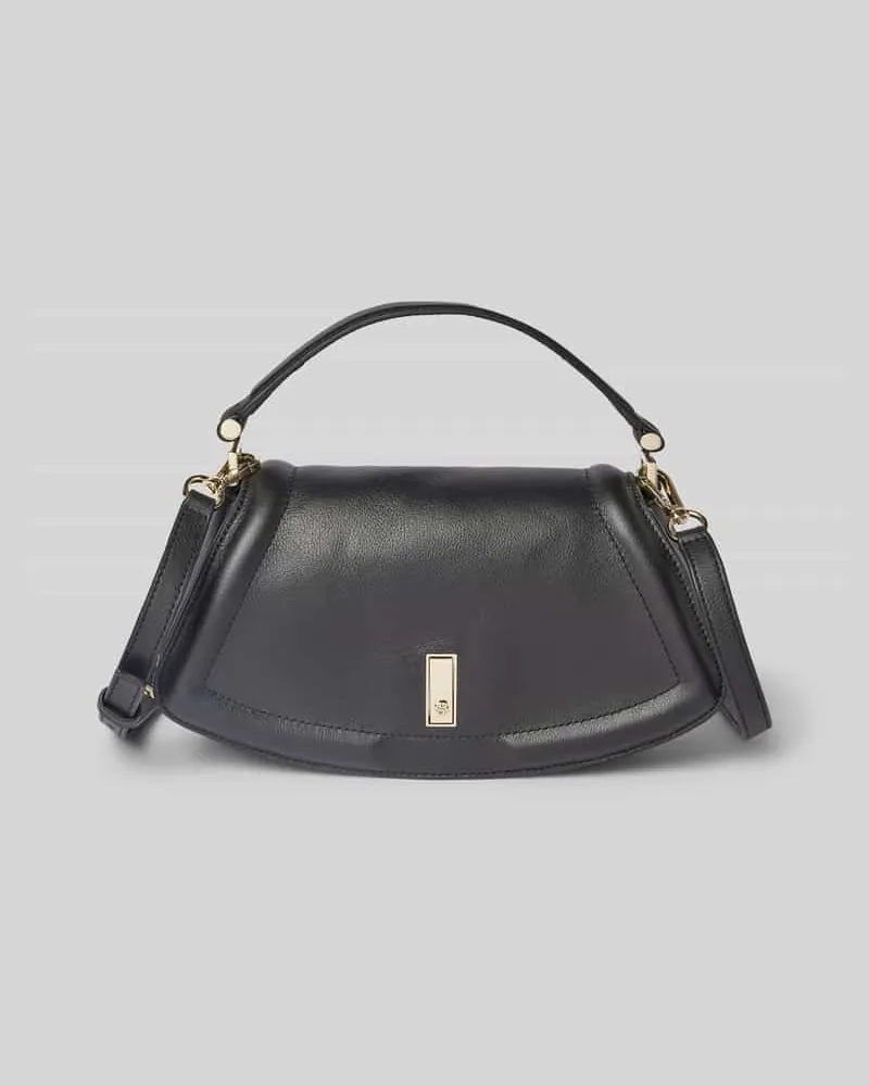 HUGO BOSS Henkeltasche aus fein genarbtem Kalbsnappa Modell 'ARIELL Black
