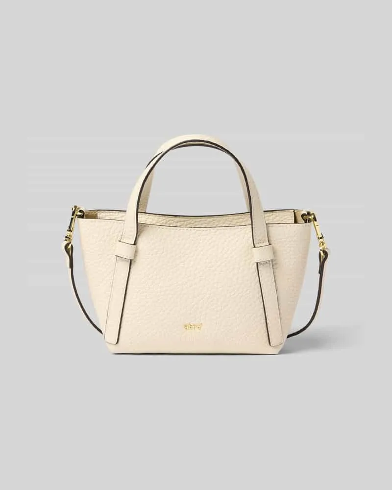 Abro Handtasche mit Strukturmuster Modell 'Cosmo Offwhite