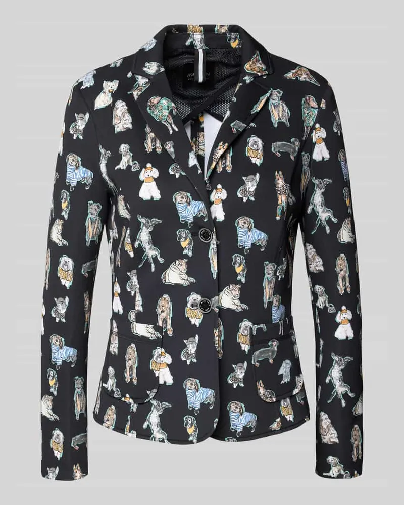 Marc Cain Blazer mit Reverskragen Black