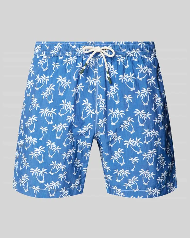 Hartford Badehose mit elastischem Bund Jeansblau